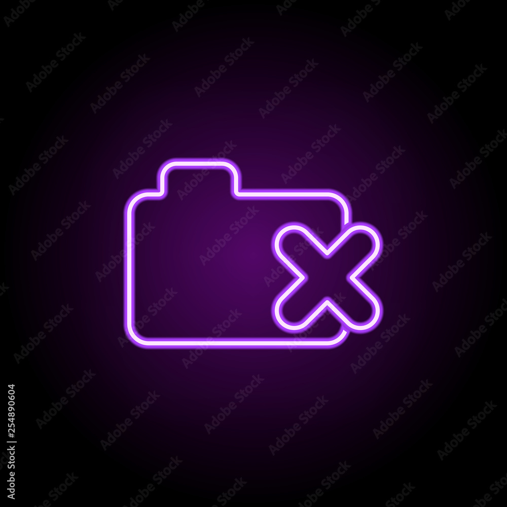Poster delete folder icon. web icons universal set for web and mobile