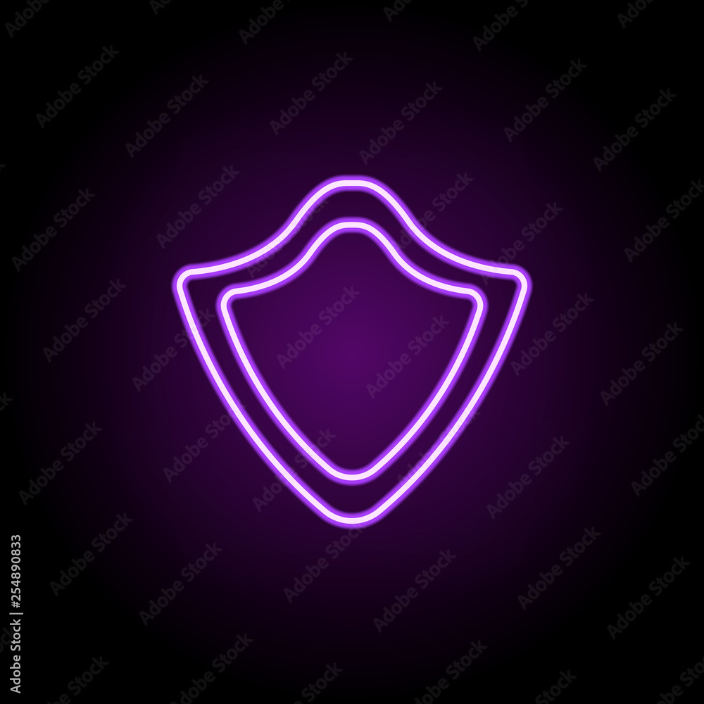 Poster shield icon. web icons universal set for web and mobile