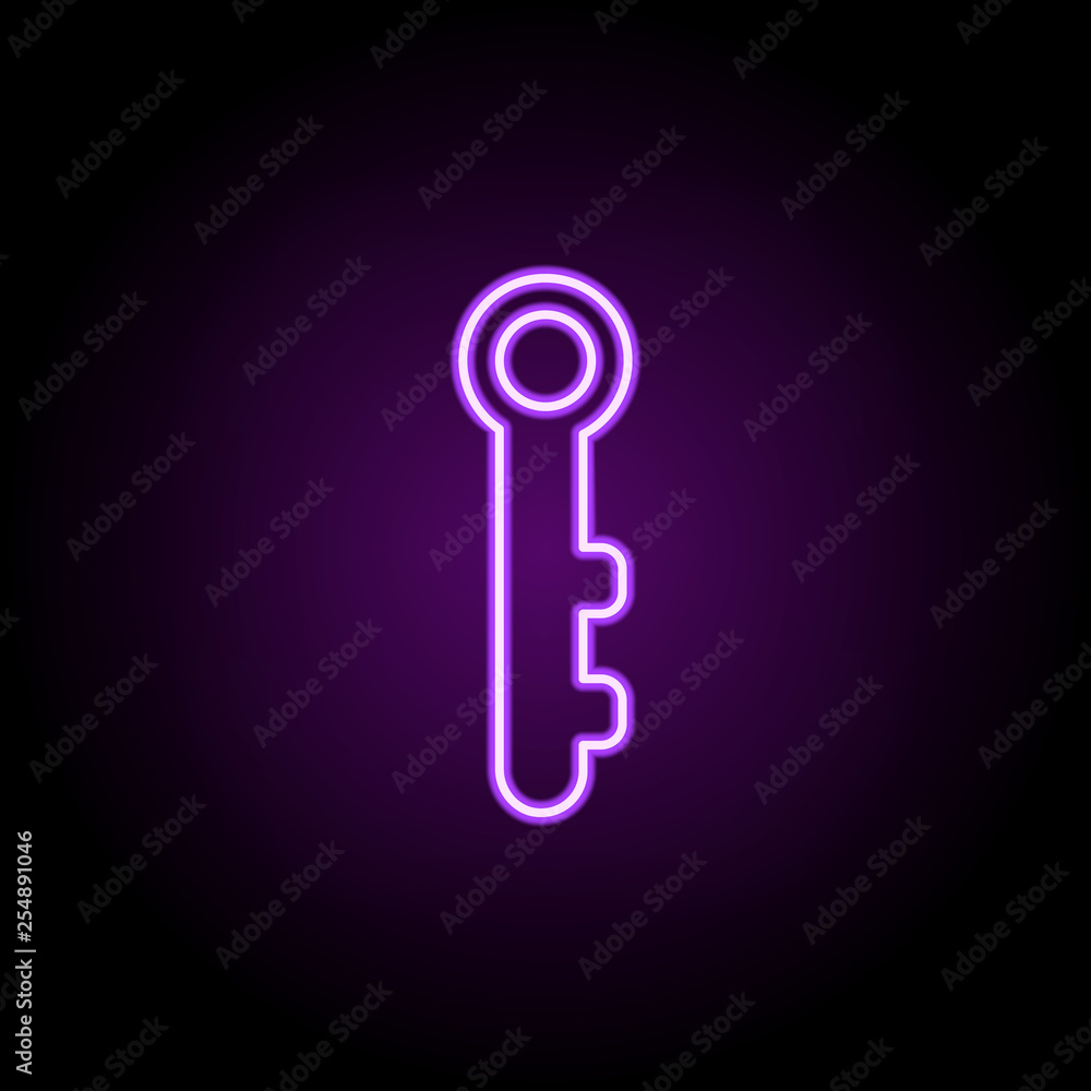 Poster key icon. Web icons universal set for web and mobile