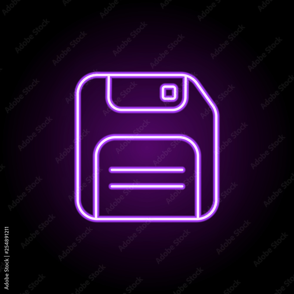 Aufkleber floppy disc icon. web icons universal set for web and mobile