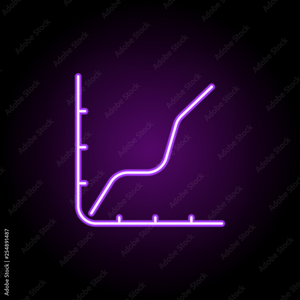 Poster line chart icon. web icons universal set for web and mobile