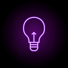 light bulb icon. Web icons universal set for web and mobile
