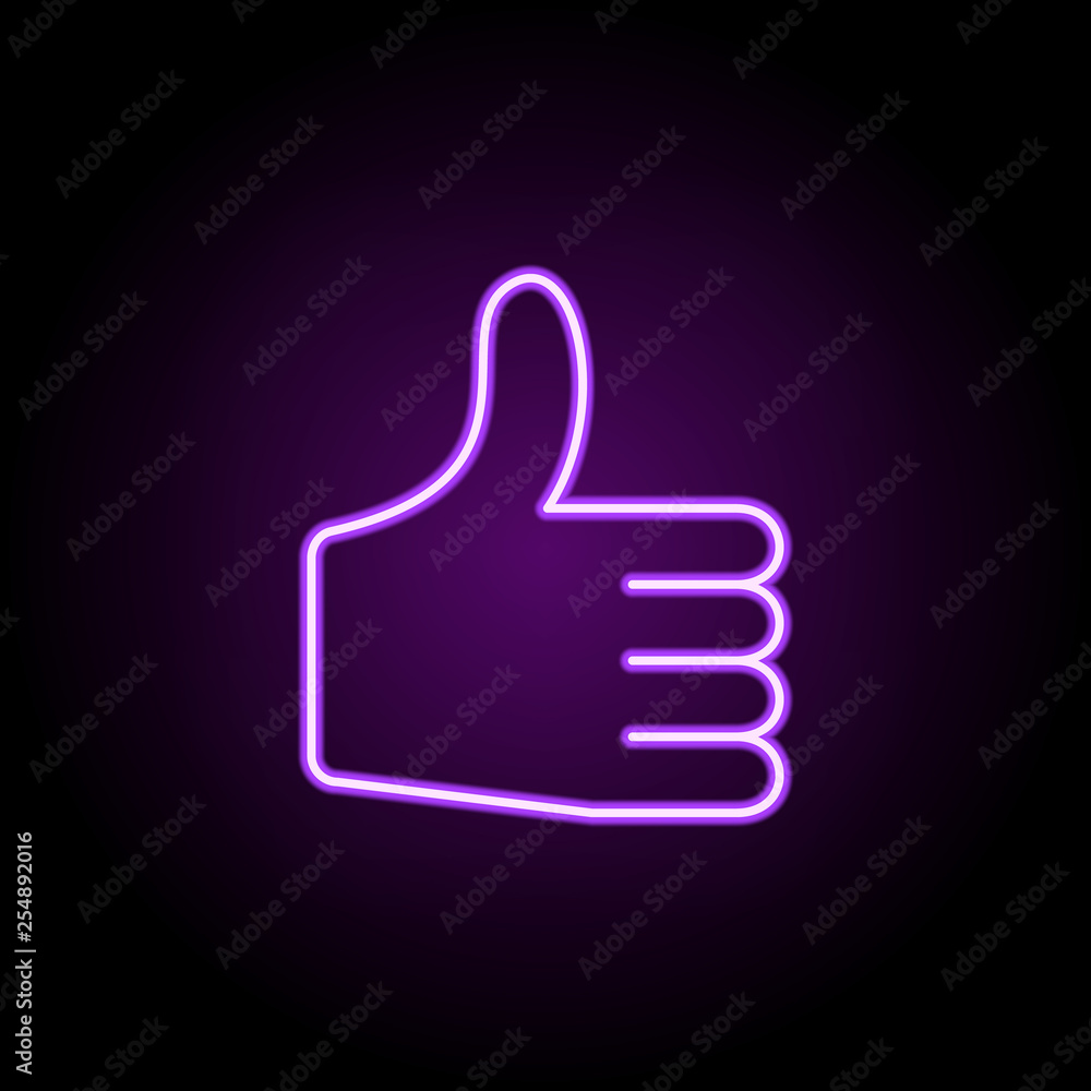 Poster thumb up icon. web icons universal set for web and mobile