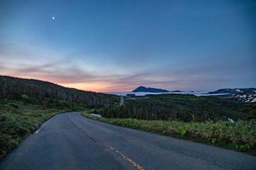 Akita Prefecture Hachimantai remaining snow and sea of ​​clouds
