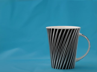 coffee cup on white ground 