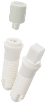 Ein- und zweiteiliges Keramik-Implantat mit Abutment