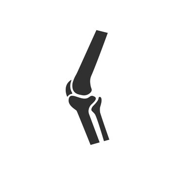 Knee Icon Flat Vector