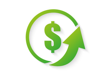 Cost symbol icon. Vector symbol