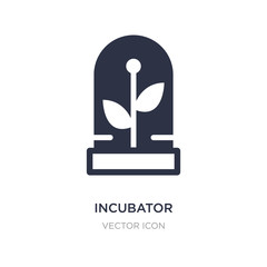 incubator icon on white background. Simple element illustration from Future technology concept.