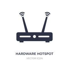 hardware hotspot icon on white background. Simple element illustration from Hardware concept.