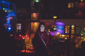 Obraz premium people in the city