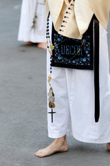 Taranto - Holy Week Rites - Procession of Mysteries: brothers