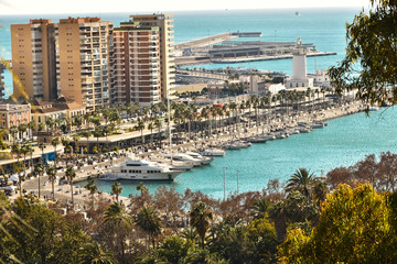 Malaga port