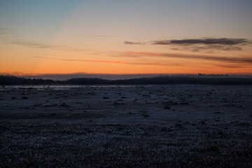 sunrise in store mosse nationalpark