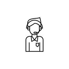 Corporate and business, headphones icon