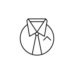 Corporate and business, tie icon
