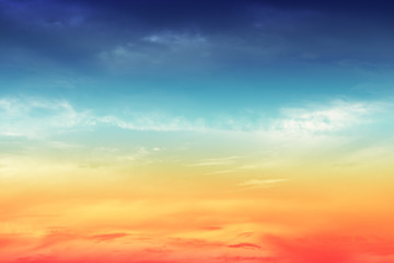 sun and cloud background with a pastel colored