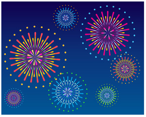 花火　打ち上げ花火