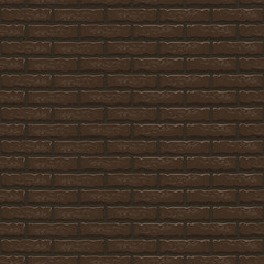 Brown brick wall pattern
