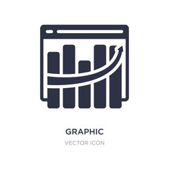 graphic icon on white background. Simple element illustration from Search engine optimization concept.