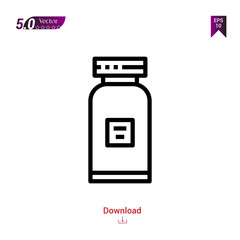 Obraz premium Outline water-bottle icon isolated on white background. Best modern. Graphic design, mobile application, beauty icons 2019, user interface. Editable stroke. EPS10 format vector