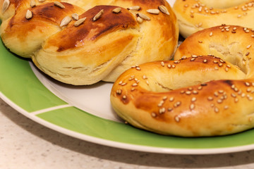 Homemade soft pretzels