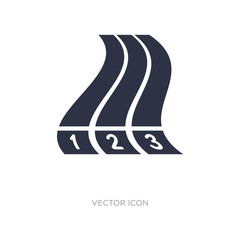  icon on white background. Simple element illustration from  concept.