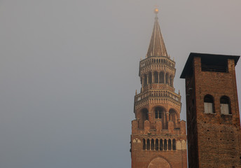 Historical centre of Cremona, italy