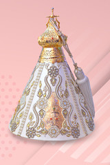 Moroccan Gift Tiffer for Wedding. A gift from the bridegroom to the bride. Consisting of imitation clothing. Jewelry & Perfumes