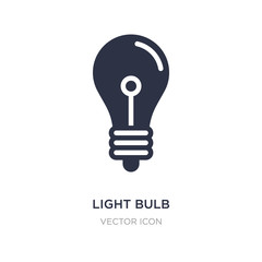 light bulb turned off icon on white background. Simple element illustration from Technology concept.