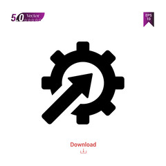 Outline settings icon isolated on white background. Best modern. Graphic design, mobile application, beauty icons 2019 year, user interface. Editable stroke. EPS10 format vector illustration