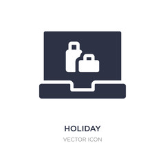 holiday icon on white background. Simple element illustration from Technology concept.