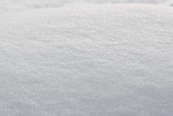 texture of snow falling on ground in winter at Hokkaido Japan