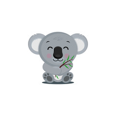 Obraz na płótnie Canvas koala and trees logo designs