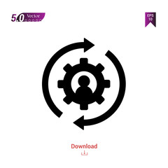 Outline settings icon isolated on white background. Best modern. Graphic design, mobile application, beauty icons 2019 year, user interface. Editable stroke. EPS10 format vector illustration