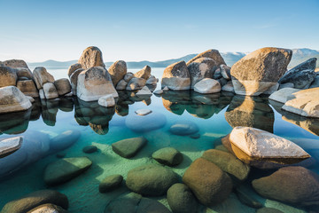 Lake Tahoe Reflections  - obrazy, fototapety, plakaty