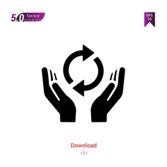 Outline reload icon isolated on white background. Best modern. Graphic design, mobile application, beauty icons 2019 year, user interface. Editable stroke. EPS10 format vector illustration