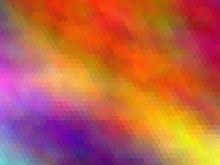 New multicolor background. Abstract illustration. Hexagonally pixeled