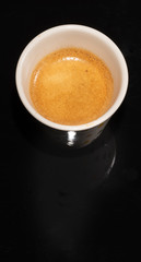 Coffee. Foam. Cup. Hot. Beverage. Black
