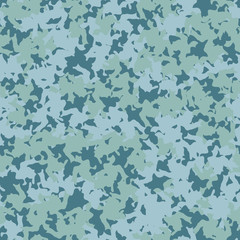 Marine camouflage of various shades of blue colors