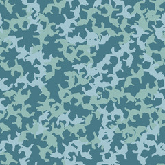 Marine camouflage of various shades of blue colors