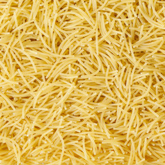 Uncooked vermicelli pasta background
