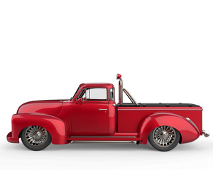 no brand pickup car in a white background