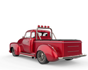 no brand pickup car in a white background © DM7