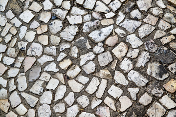 Stone pavement texture
