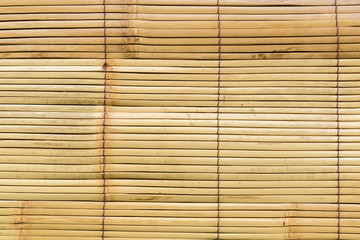 Texture of the durty bamboo curtain.