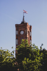 clock tower of the church