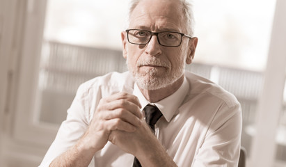 Portrait of mature businessman