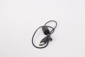 An assortment of computer cables in a variety of colors