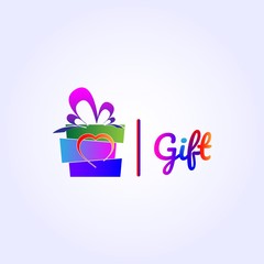 shop gift icon templates,creative vector logo design,emblem,illustration element